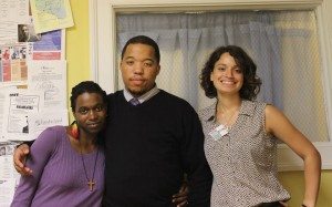 Erika works with others at Baltimore's YES Drop-In Center to help and inspire homeless youth. She says it has changed her entire perspective on life. (Photo courtesy of YES Drop-In Center) <em.