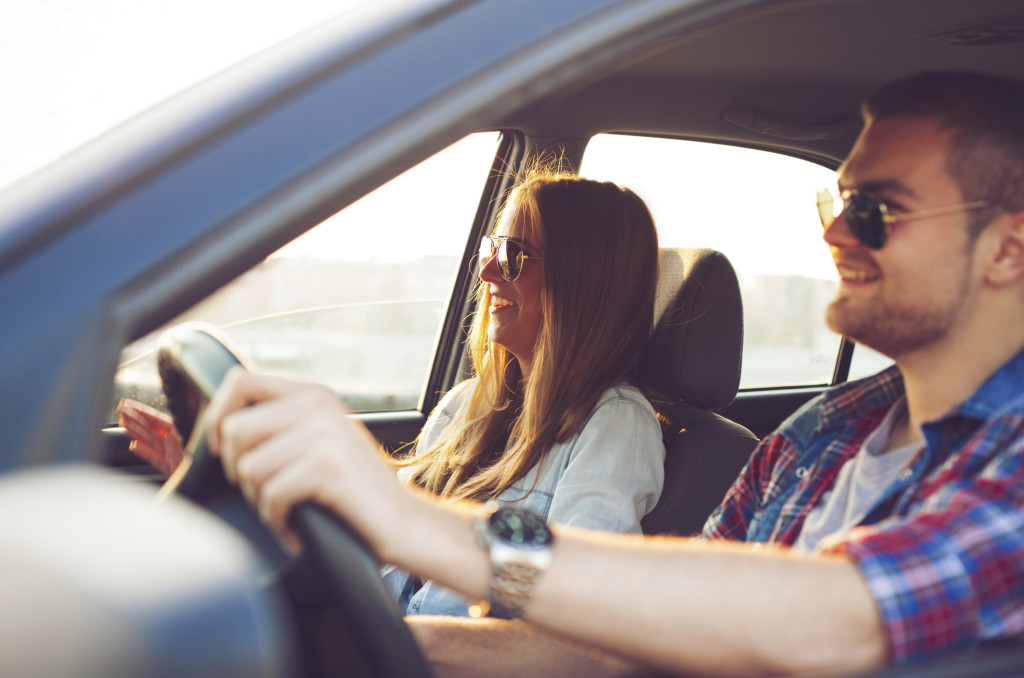 Couple in the car