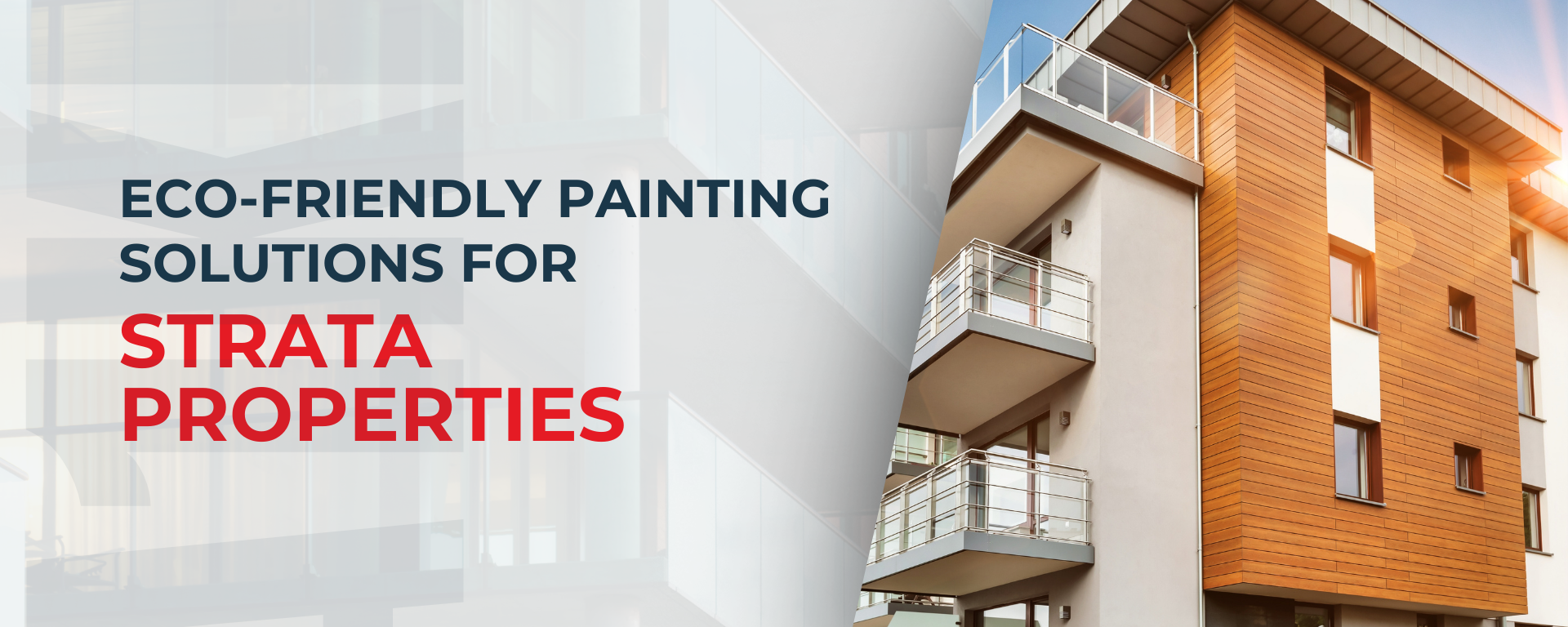 Eco-Friendly Painting Solutions for Strata Properties