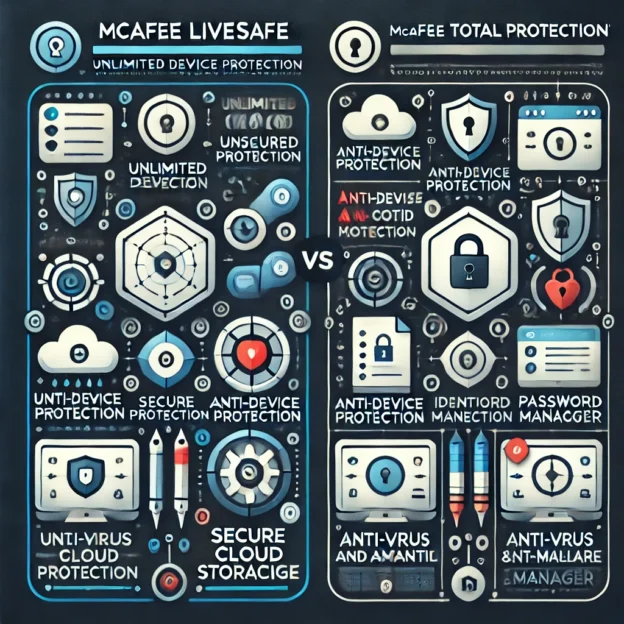 McAfee LiveSafe vs Total Protection